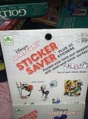 Disney’s SPORT GOOFY Sticker Saver Sticker Album & Stickers VTG. 1984 NEW SEALED