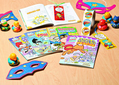 Superhero Roll Stickers (100 Stickers) for Arts & Crafts, Party Favors, Decorati