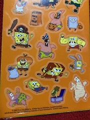 SpongeBob SquarePants Halloween Stickers New Unopened 2008