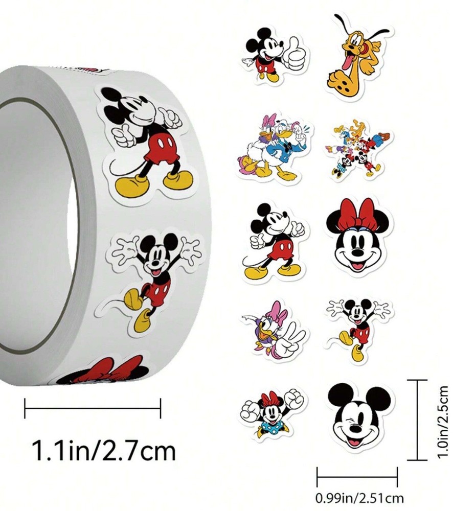 日本国内発送限定 Disney Mickey & Friends Sticker Random Design — Set of 5