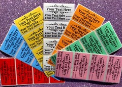 50 CUSTOM SMALL BUSINESS 2.25″ STICKERS SCRATCH RESISTANT LABELS FREEZE CANDY