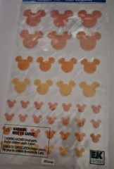 Disney / Mickey ICON/ Adhesive Tiles / *Pink / Orange Stickers Set