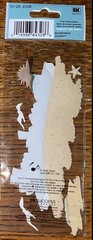 VERY RARE Jolees Boardwalk Title Beach Sea Gulls Shells Sun Star Fish Stickers