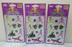 LOT of 7 PACKS MIGHTY MORPHIN POWER RANGERS STICKERS Sealed NOS