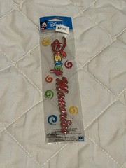 Large Lot Disney Mickey Mouse Park Embellishments Stickers Charms Ribbons NEW