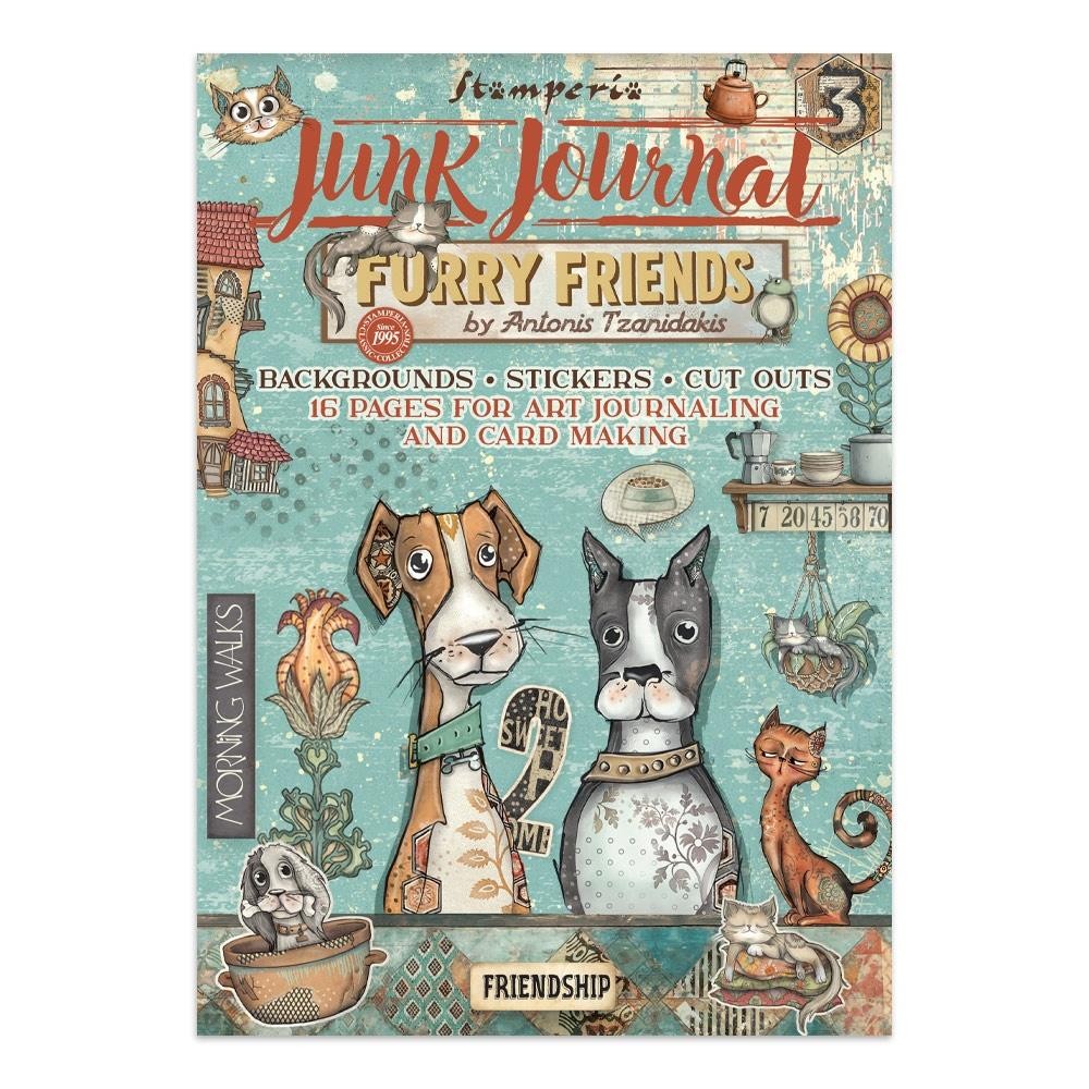 Stamperia Furry Friends – Junk Journal, SBJK07