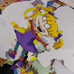 Ephemera Cutouts Greeting Card Fronts Lot Scrapbook Junk Journal Multi Color