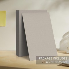 25 PCS Chipboard Sheets 8.5×11 Inch 40PT Chip Board Book Binding Scrapbook