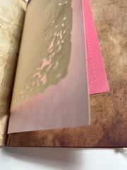 valentines junk journal scrapbook tassel pen clip 62 rabbits pink bow
