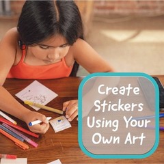 Hello Blink Sticker Maker Print Custom Stickers Fun Craft Kids 8 Years Up New