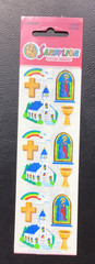 Vintage Sandylion KROMEKOTE CHURCH STAINED GLASS NIP One Full Sheet *