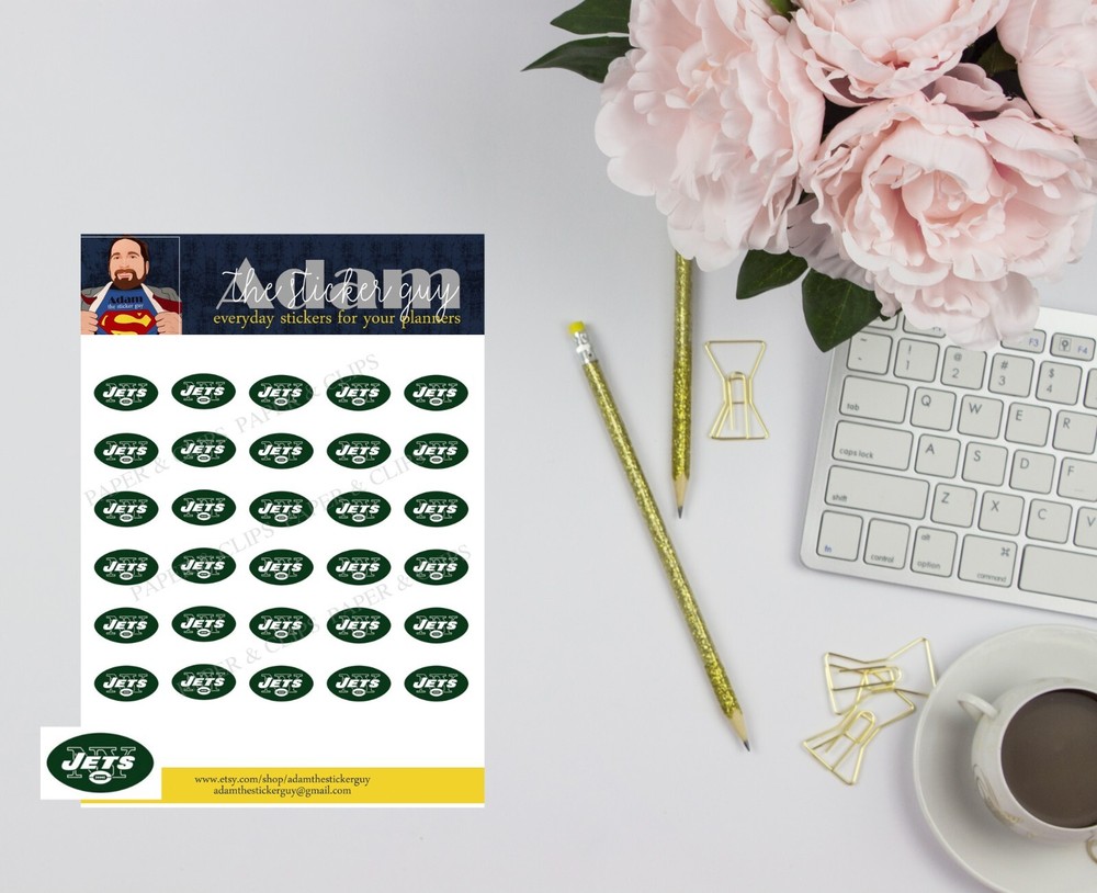 New York Jets Planner Stickers
