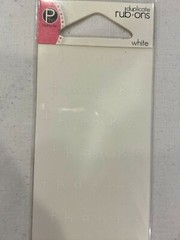 Pebbles Inc. Duplicate Rub-Ons ~White ~Thanks ~ Scrapbooking Crafts