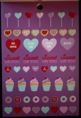 RECOLLECTIONS VALENTINE’S DAY STICKER BOOK 295 PC STICKERS 12 SHEETS ROMANCE