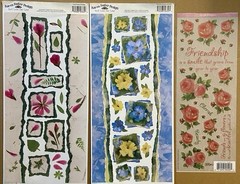 Large Lot Of Flower Stickers, Brads, Etc Jolee’s Boutique, K & Co, Recollections