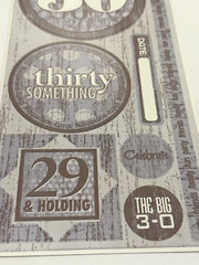 Milestones Reminisce Self-Adhesive Die Cut Stickers 30 Birthday Party MS103 NEW