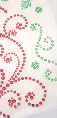 Christmas Crafts SWIRL GEMSTONES Stickers – 8 pcs