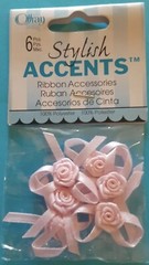 Berwick Offray Light Pink Ribbon Bows Accessories Stylish Accent Craft Scrapbook