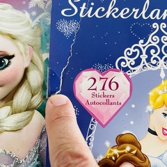 Disney Princess Cinderella Lot 8 Stickers & 1 Die Cut Sandylion Disney