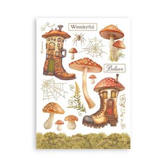 Stamperia Whispering Woods – A5 Washi Pad, SBW24