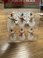 Christmas Paper Crafts Christmas Stickers, 3D Lighted Embellishment & Santa Hats