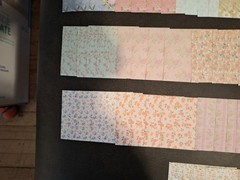 100pc Vintage Scrapbooking JJ Craft Papers Nice Floral Pack 3 1/4 X 3 1/4 In