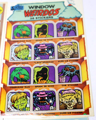 Vintage Stickers Store Window Weirdos High Rollers Wacky Comics Groceries 1982