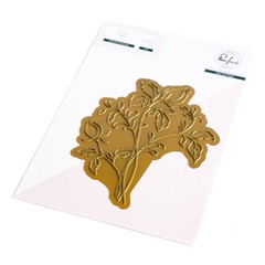 PINK FRESH – METAL CUTTING DIE- HOT FOIL PLATE – DELICATE ROSEBUDS