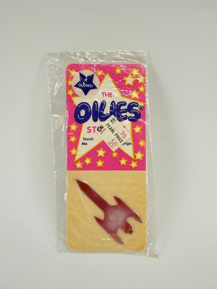 Vintage Super Oilies Jet Airplane Liquid Crystal Sticker NOS Color Change