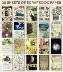 411 Vintage Washi Stickers & 20 Scrapbook Papers – Ephemera for Lost Treasures