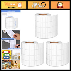 30000 Pcs Diamond Art Stickers – Self-Adhesive Writable Labels for DIY Projects,