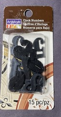 Clock Numbers Black 1/2 Inc Tall 15 PCs ArtMinds New DIY CRAFTS SCRAPBOOK
