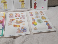 8 Sheets Vintage Current Inc. «Teddyland Teddies» 1993 1996 Stickers Bear Lot