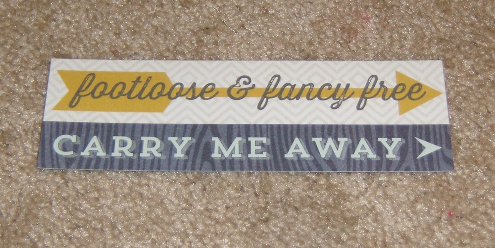 My Mind’s Eye 2×6 Journal Card ~ cut & paste…..Charm «Carefree»