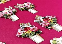 Anna Griffin’s Latest Flower Cart Flower Pots Embellishments + Gorgeous Layers!