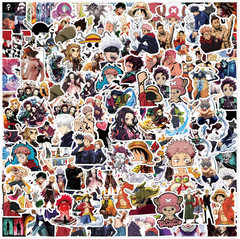 200Pcs Kids Manga Stickers Mixed Pack, Cartoon Characters Stickers Decorative St
