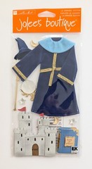 RARE Jolee’s Wizard Costume & Castle Scrapbooking Stickers
