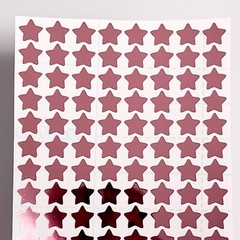 Rose Gold Chrome Star Stickers! – Choose a Size!