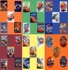 30 Disney Cars Assorted Large Stickers – Party Favors – Lightning McQueen