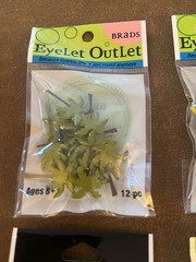 Eyelet Outlet Brads Lot of NEW 6 packs Card Making Scrapbooking Kids Horses