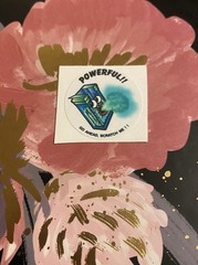 WW Small ScratchNSniff Sticker Mod Spearmint Mints Scent