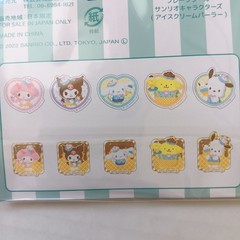Sanrio Flake Seal Stickers 10 Designs / 40 Pieces 2022