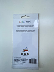 Pebbles Inc stickers patch embroidered Rainbow potted plant flower kid at heart