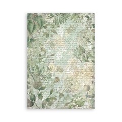 Stamperia A5 Washi Pad- Herbarium Silvae, SBW27