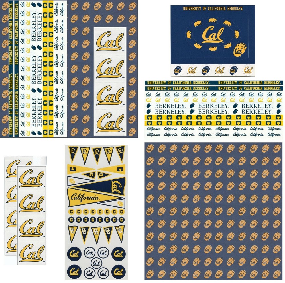 University of California Berkeley Scrapbook Kit Stickers Paper U-CHOOSE 6 ITEMS