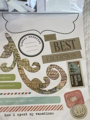 Lot of 3 Jolee’s MAMBI 3D TRAVEL STICKERS Passport Holder Family Vacation Stamp