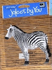 RARE Jolees Zebra African Equines Zoo Safari Jungle Animals 3D Scrapbook Sticker
