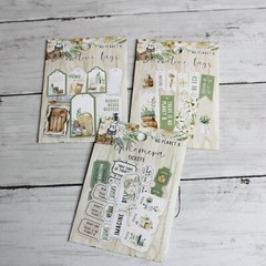 Scrapbook Cardstock Paper Pack Pads Chipboard Tags Embellishment 6×6 12 x 12 Lot
