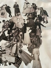 Tim Holtz Idea-ology Paper Dolls PORTRAITS PEOPLE Opened Pack 62 Pieces