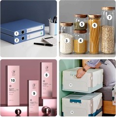 Number Stickers, Number Stickers 1-100, 2500 PCS Vinyl Consecutive Number 25 for